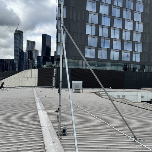 Laser Install For Apartment Roof In South Wharf